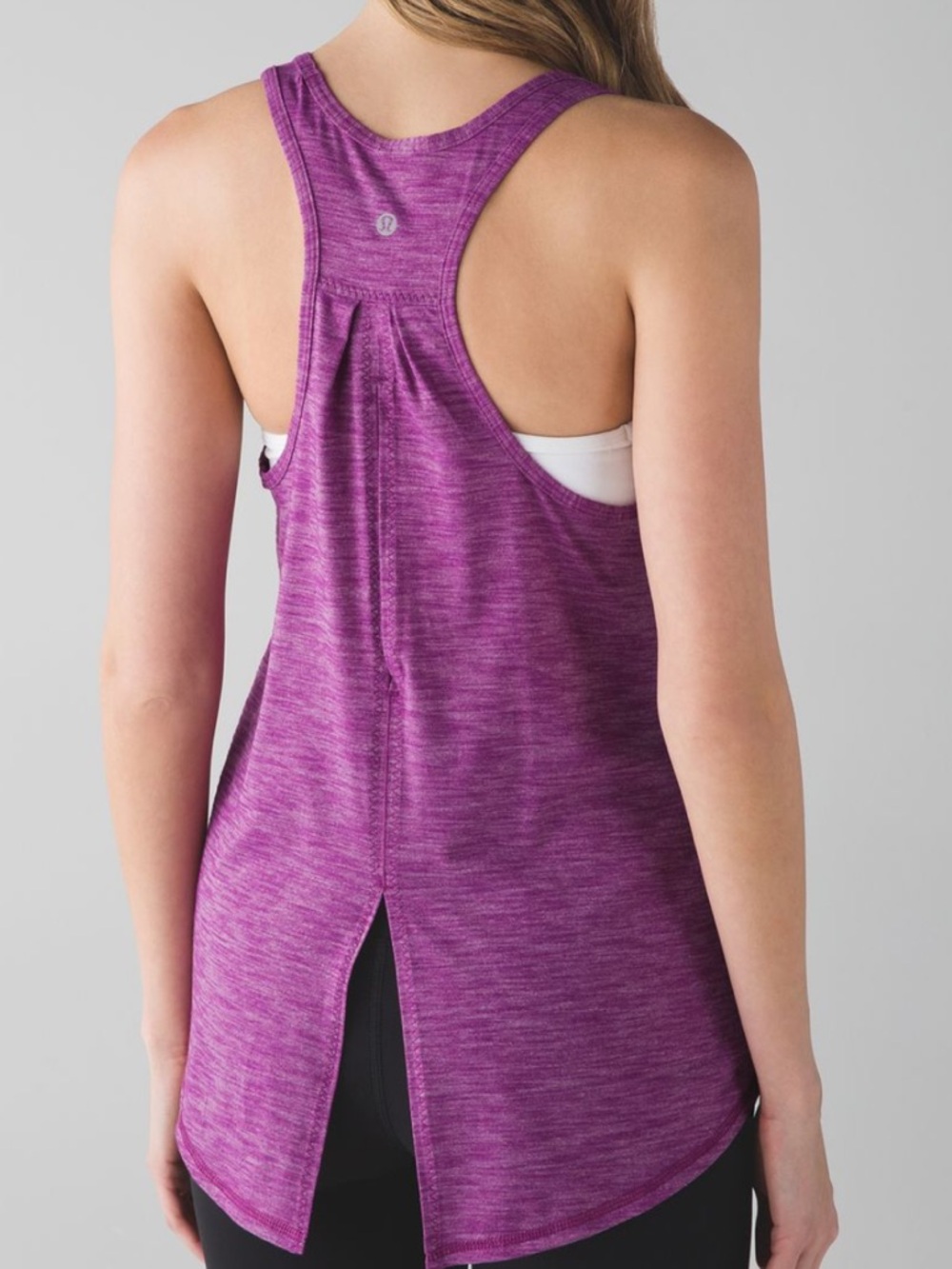 Lululemon Salute the Sun Tank Heathered Regal Plum Size Small
